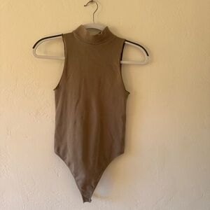 Kids Brown Sleeveless One Piece